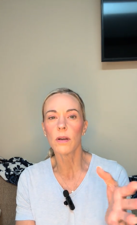 Kate Gosselin gestures while explaining her emotional journey with infertility and loss, as posted on September 3, 2025 | Source: Tiktok/kate.gosselin