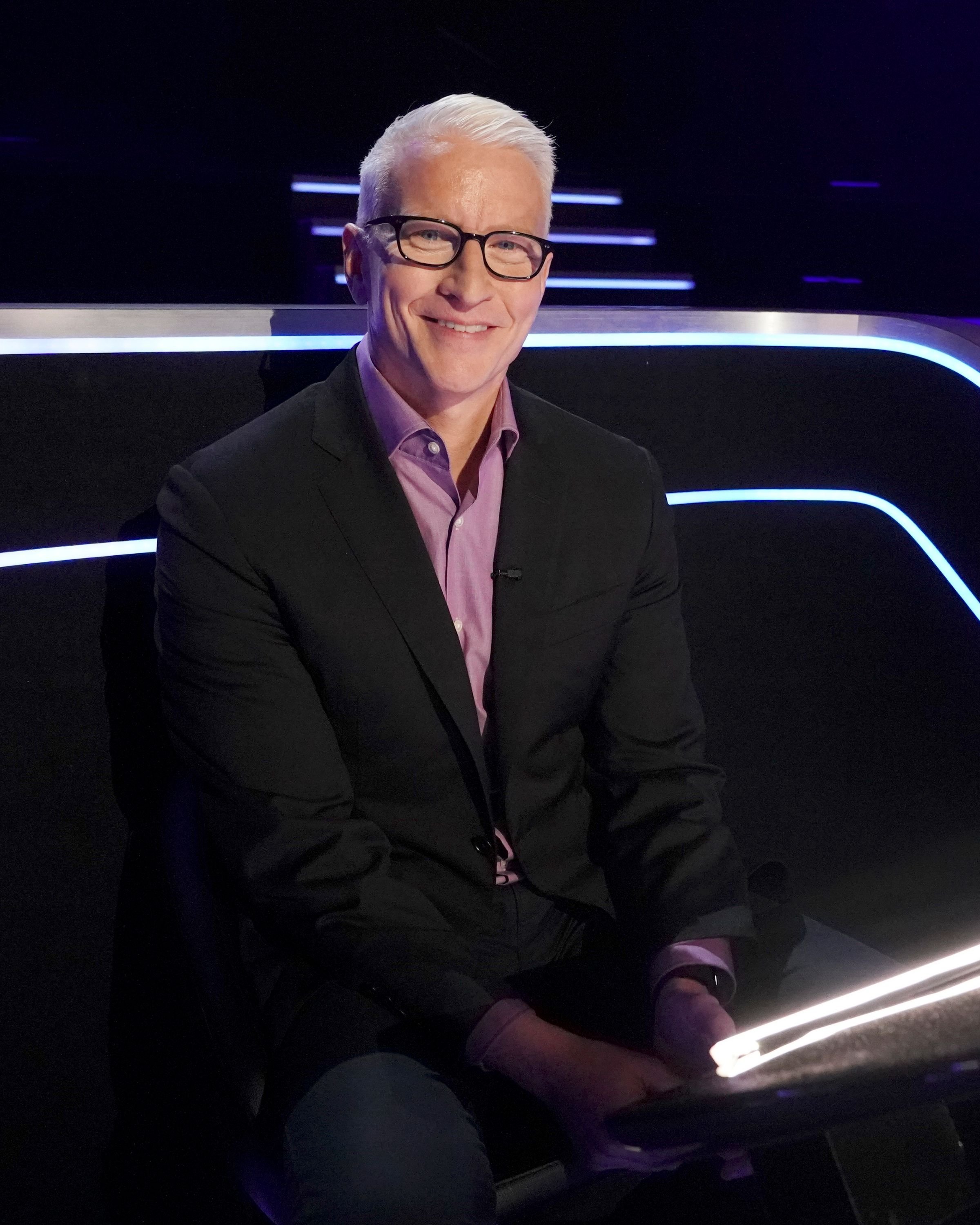 Anderson Cooper plays on "Who Wants To Be A Millionaire," June 4, 2020. | Source: Getty Images