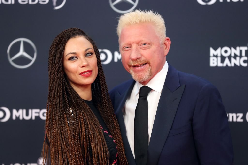 Boris Becker (R) und seine Frau Lilly (L) in Monaco am 27. Februar 2018. | Quelle: Getty Images