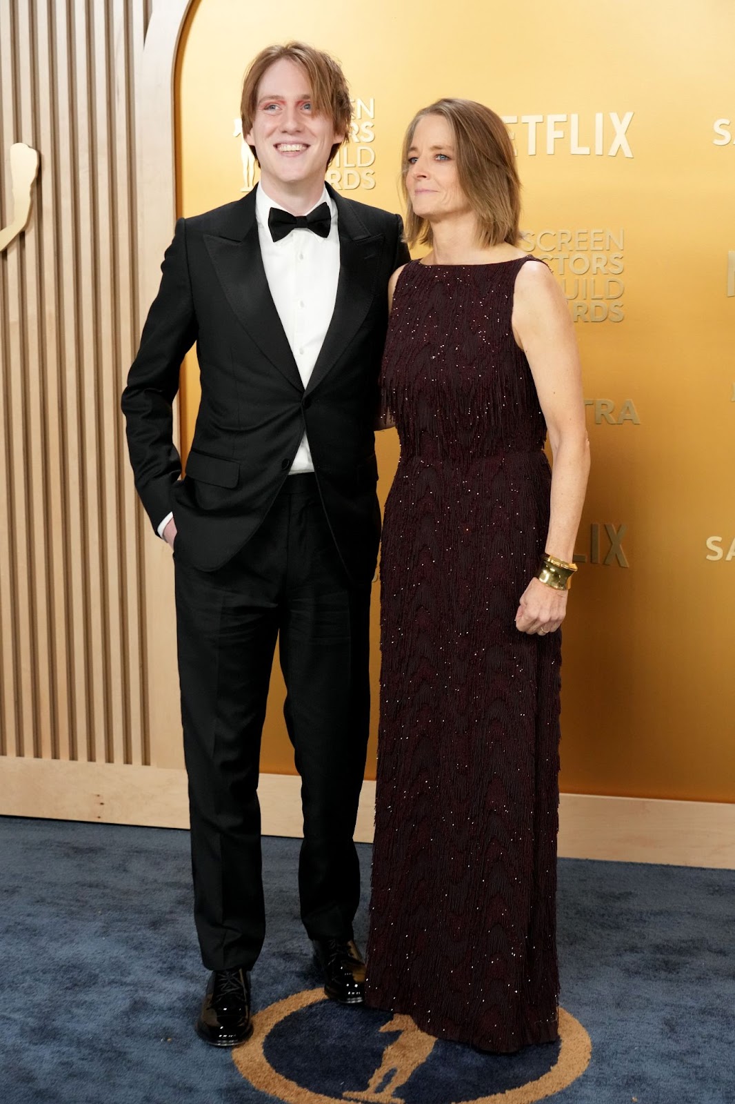 Charlie Foster in a rare appearance with his mother, Jodie Foster | Source: Getty Images