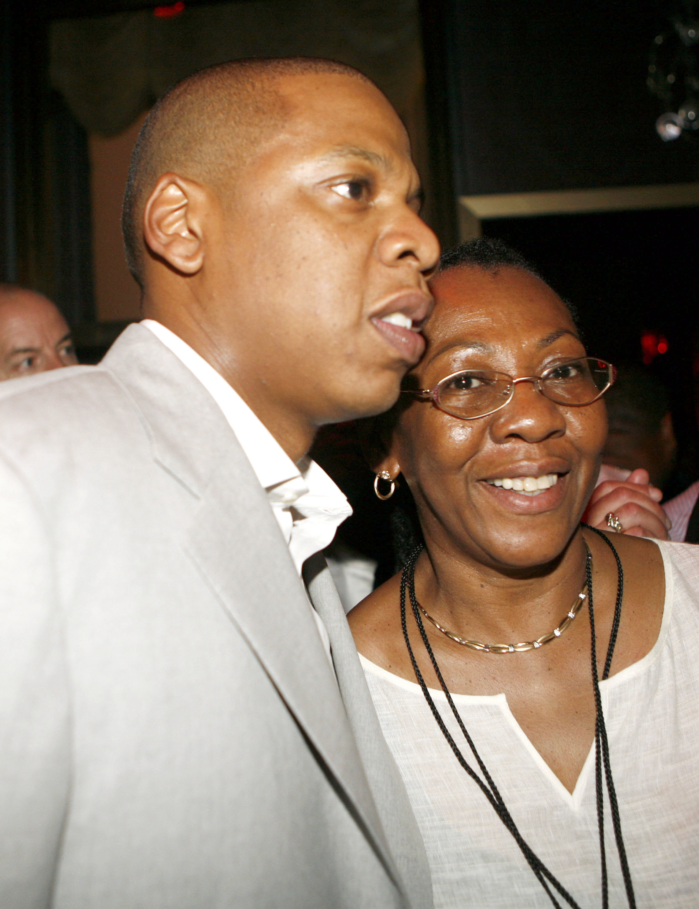 Jay Z and his mother Gloria Carter at Rainbow Room in New York, United States on June 25, 2006. | Source: Getty Images