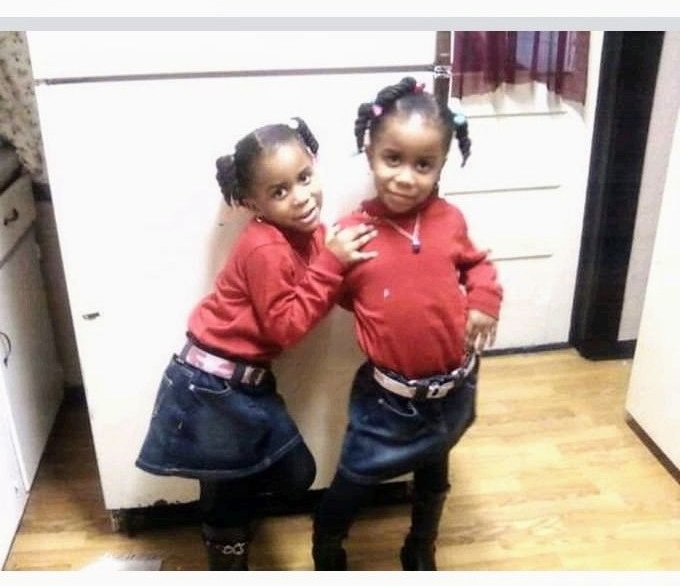 Twin sisters when they were younger | Images: GoFundMe