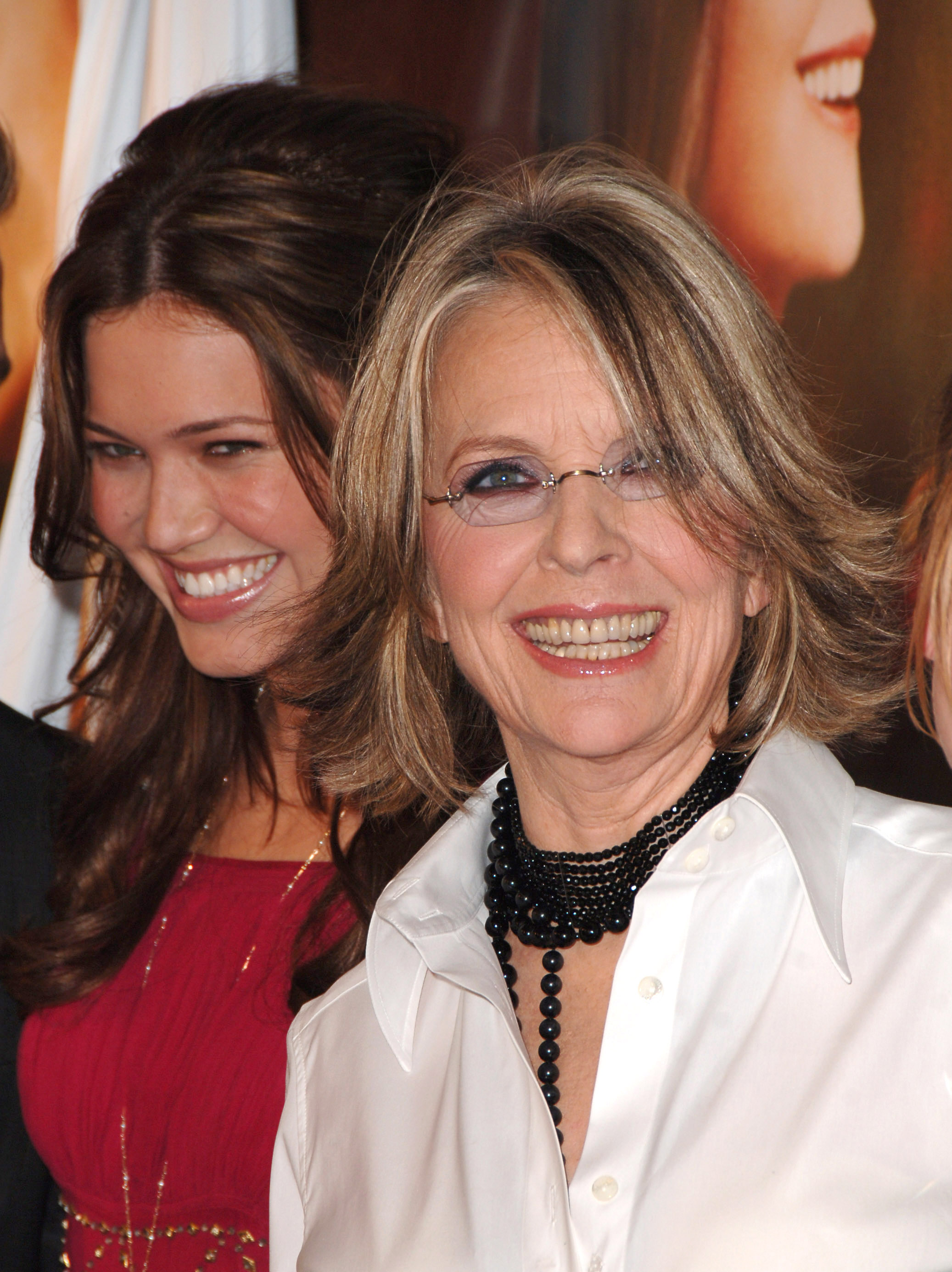 Mandy Moore and Diane Keaton at the premiere for "Because I Said So" in Los Angeles, California in 2007. | Source: Getty Images