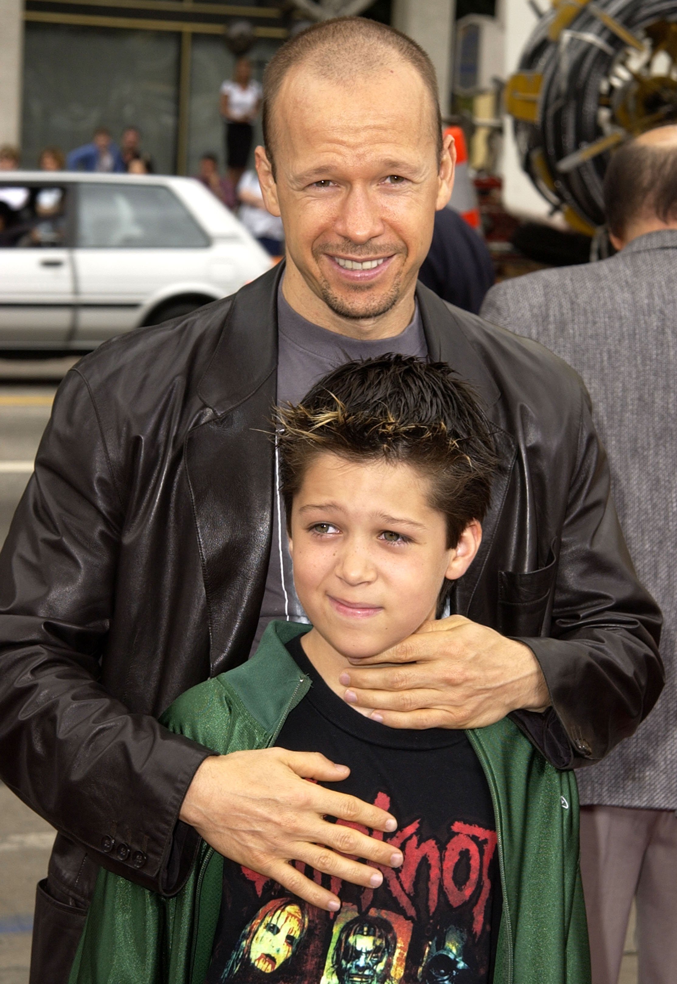 Donnie Wahlberg & son Xavier at an event | Photo: Getty Images
