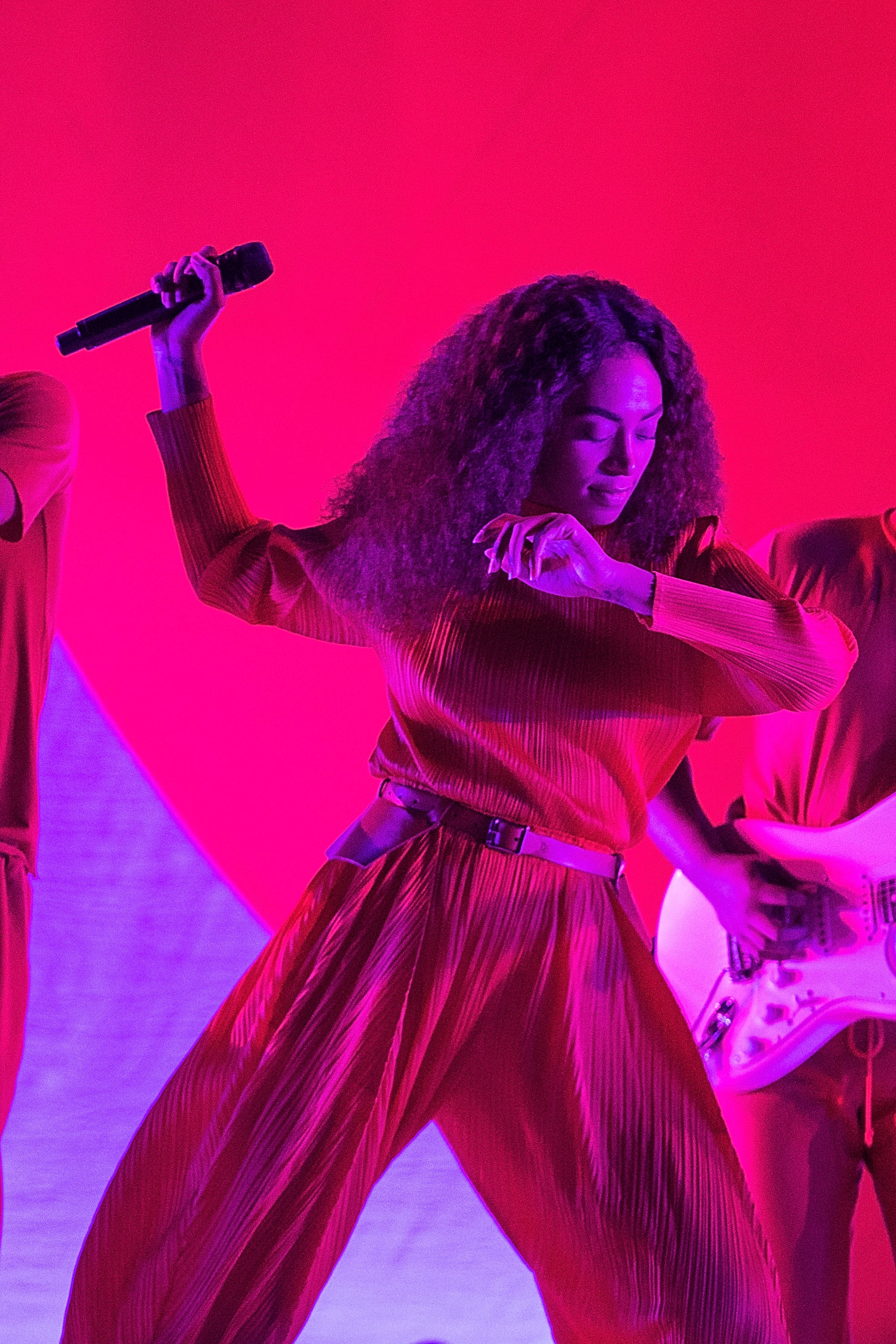 Solange performs onstage during the Day for Night Festival in Houston, Texas, on December 17, 2017 | Source: Getty Images