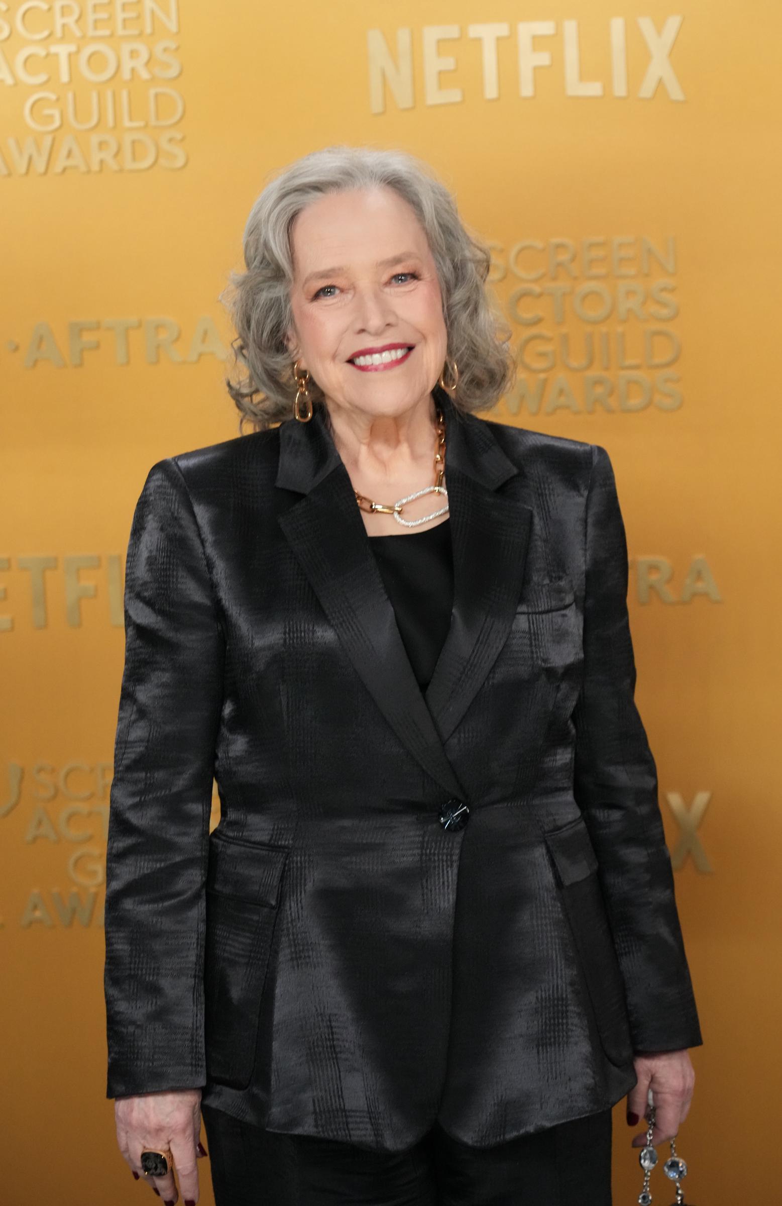 Kathy Bates attends the 31st Annual Screen Actors Guild Awards on February 23, 2025, in Los Angeles, California. | Source: Getty Images