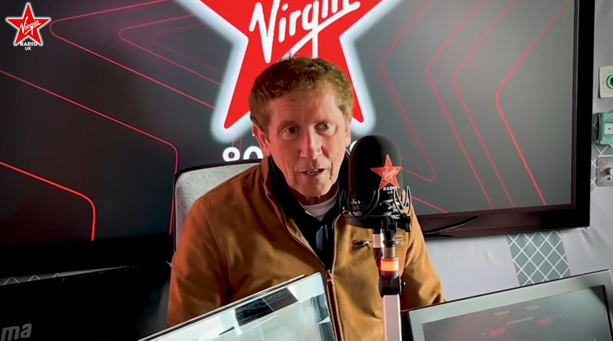 Paul Hardcastle speaks during his interview on "My 80s Playlist," published 29 April 2024. | Source: YouTube/Virgin Radio UK