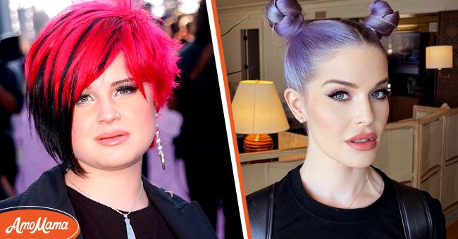 Kelly Osbourne in June 2002 in Los Angeles, California [left]. Kelly's Instagram post from May 22, 2021 | Photo: Getty Images - Instagram.com/kellyosbourne