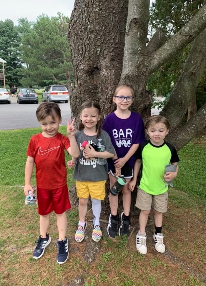 Hudson, Gracelynn, Harper, and Gavin Harmon's father, Brady, had been counting down the days until he was scheduled to see his children for the first time in more than six years. | Source: GoFundMe