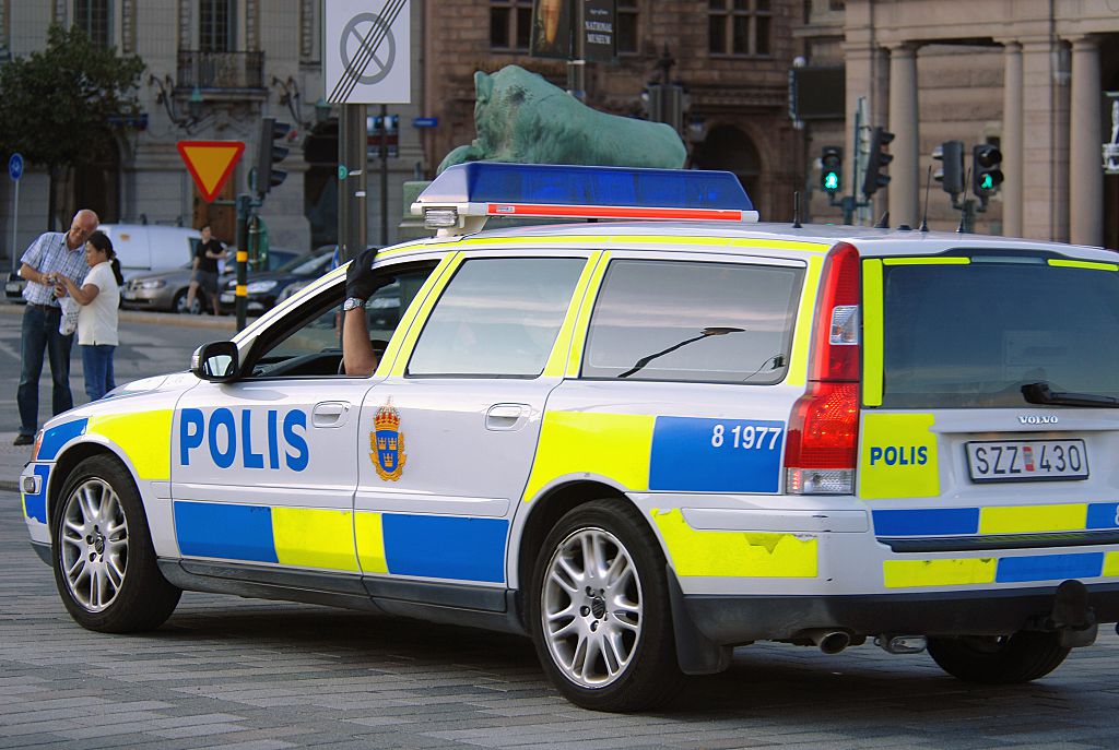Une voiture de police en Suède. | Photo : Getty Images
