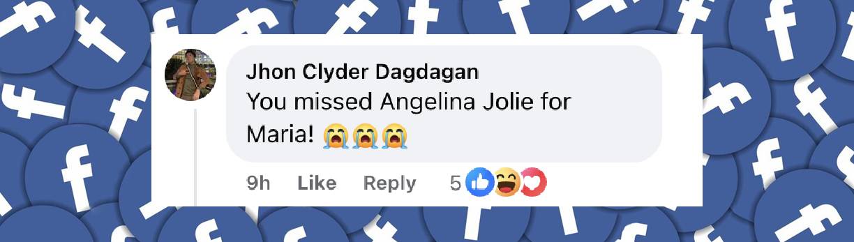 A netizen's comment about Angelina Jolie not being nominated for the Oscars | Source: Facebook/TheAcademy