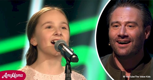 Instant magique alors que la fille a fait tourner les juges seulement trois secondes après avoir commencé à chanter le classique d'Edith Piaf
