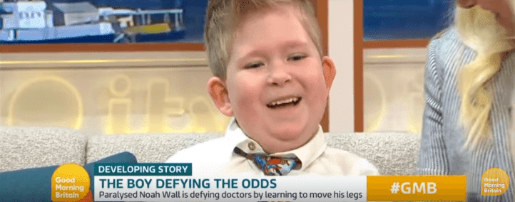 El niño superó su defecto-Imagen tomada de YouTube-Goog Morning Britain El niño superó su defecto-Imagen tomada de YouTube-Goog Morning Britain