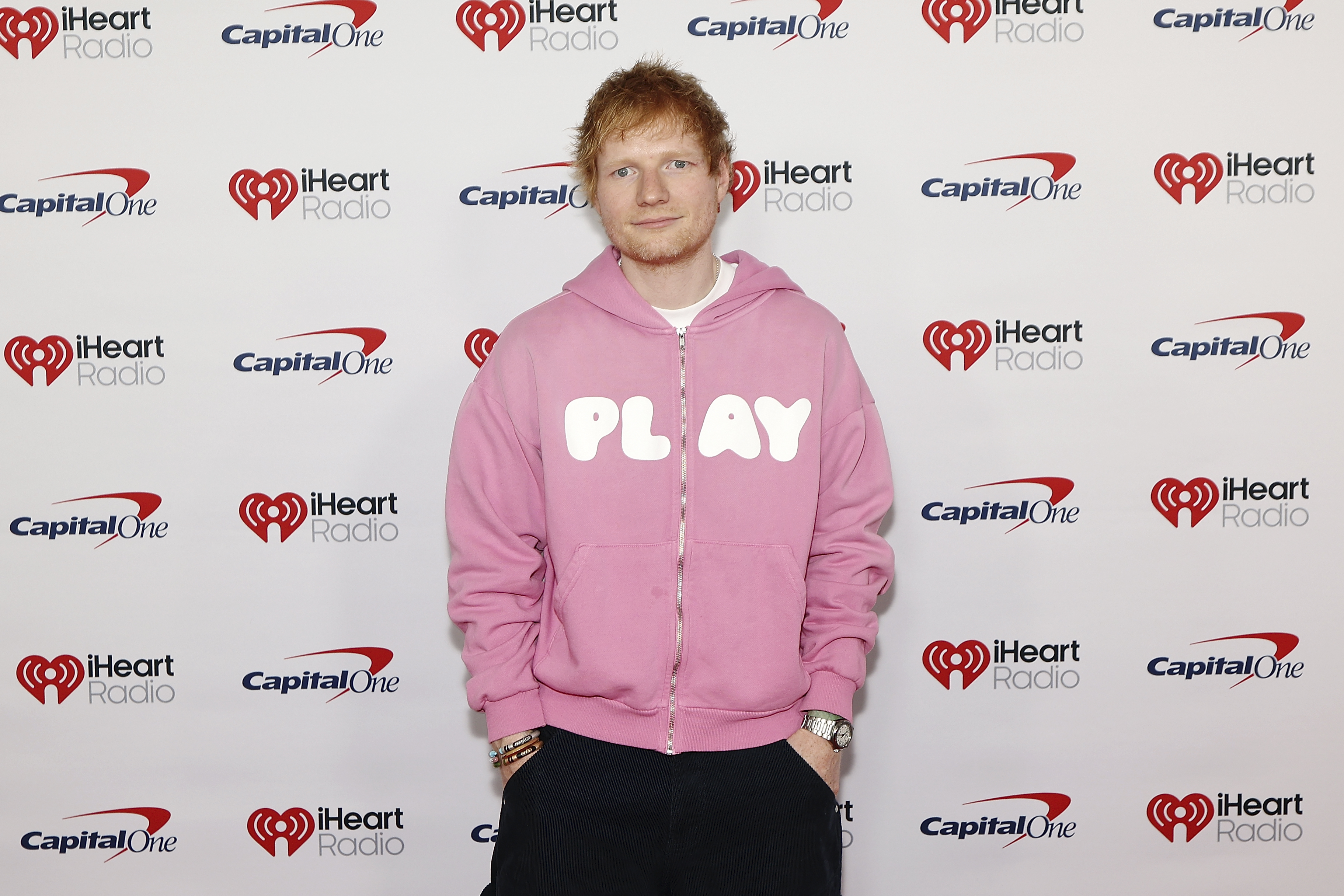 Ed Sheeran attends iHeartRadio z100's Jingle Ball 2025 Presented By Capital One at Madison Square Garden on 12 December 2025 in New York City. | Source: Getty Images