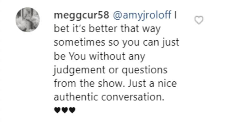 Fan's comment on Amy Roloff's post. | Source: Instagram/amyjroloff