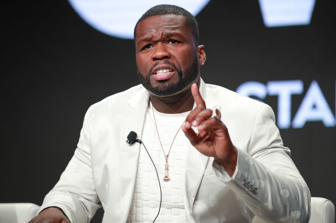 Curtis "50 Cent" Jackson at the Summer 2019 Television Critics Association Press Tour. | Source: Getty Images