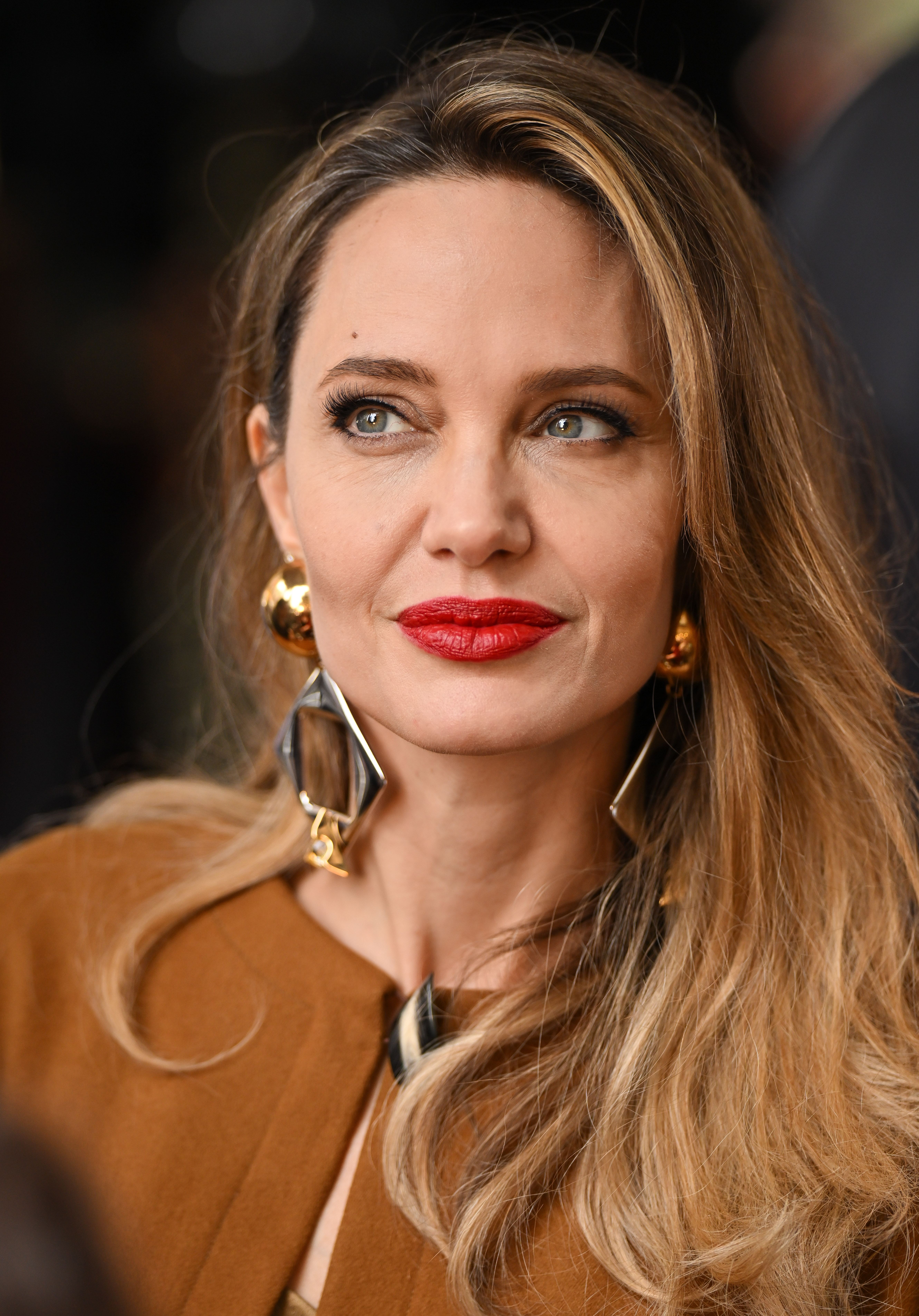 Angelina Jolie attends the opening night of "The Outsiders" at The Bernard B. Jacobs Theatre on April 11, 2024 in New York City. | Source: Getty Images
