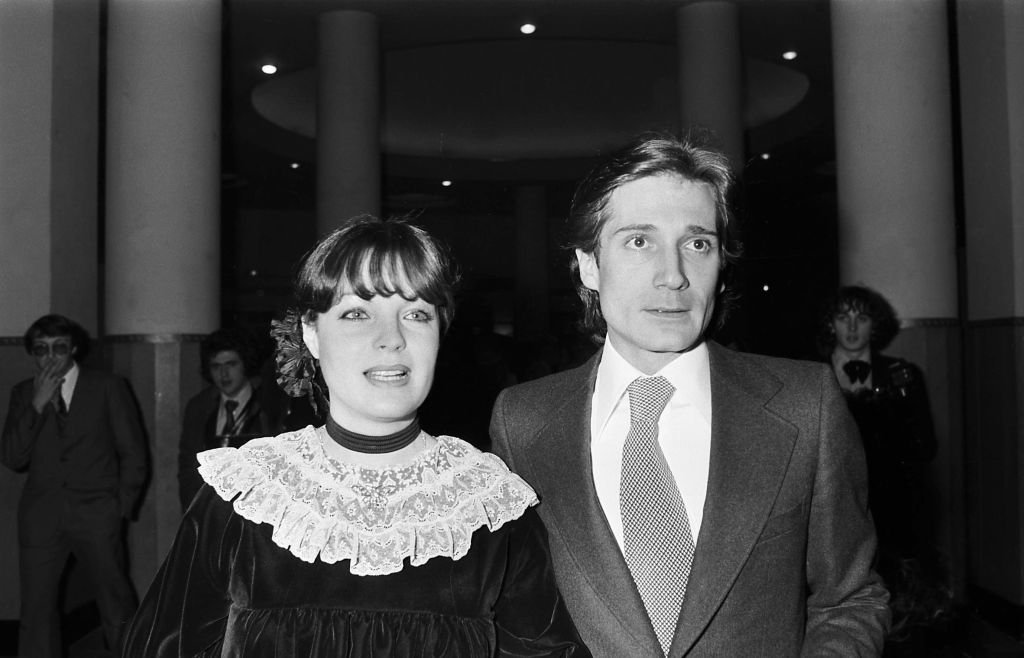 Romy Schneider und Daniel Biasini, Cesars 1977. | Quelle: Getty Images