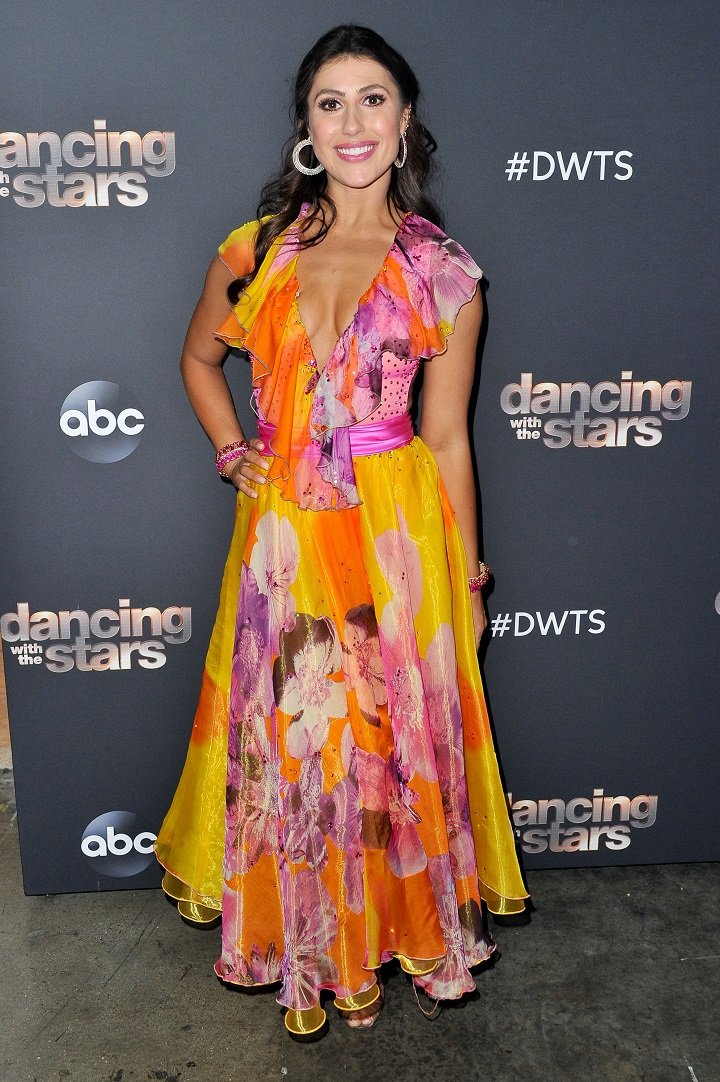 Emma Slater posing during "Dancing With The Stars" Season 28 in Los Angeles, California in October 2019. | Image: Getty Images.