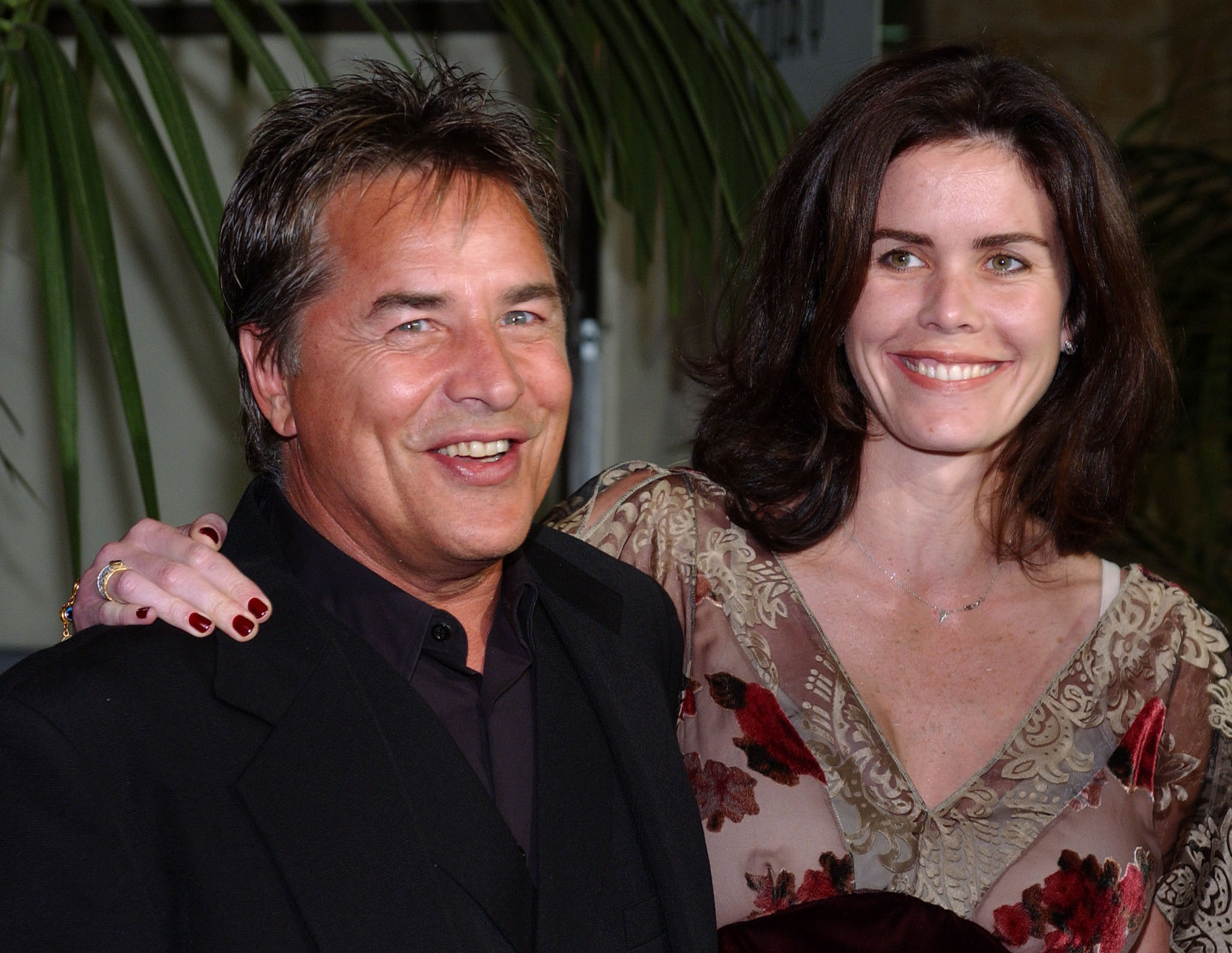 Don Johnson and his wife Kelley Phleger at the Fulfillment Fund Stars Benefit Gala honoring Jeffrey Katzenberg in Los Angeles, on November 8, 2001 | Source: Getty Images