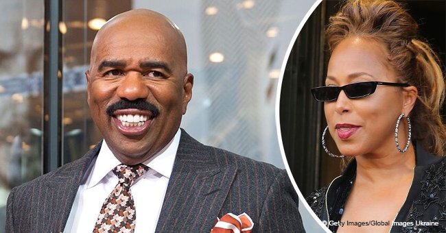 Steve Harvey's wife jumps for joy as she excitedly reveals news about her son in touching clip