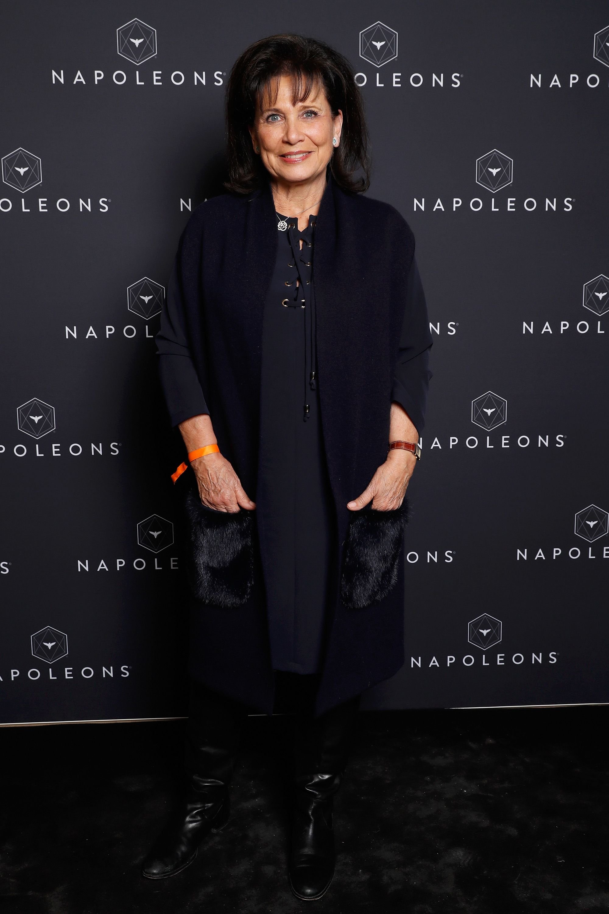 Anne Sinclair à la Maison de la Radio le 2 décembre 2017 à Paris, France. | Photo : Getty Images