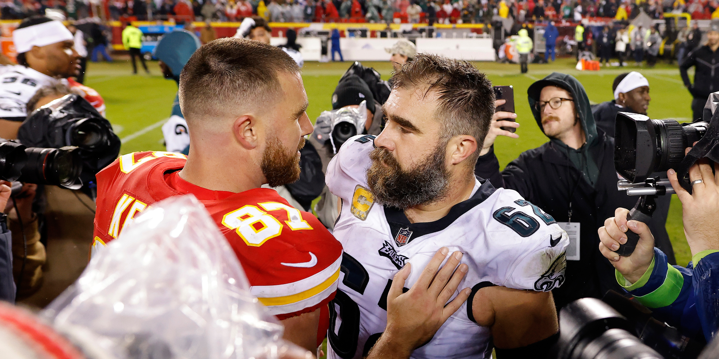 Travis and Jason Kelce | Source: Getty Images
