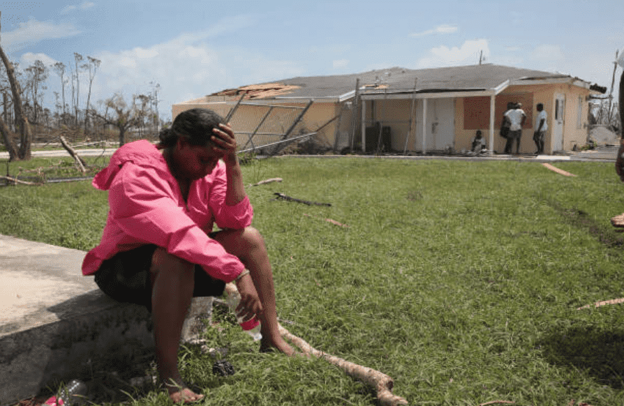 Bahamian local assess the damage, following Hurricane Dorian, September 4, 2019, Bahamas | Source: Getty Images