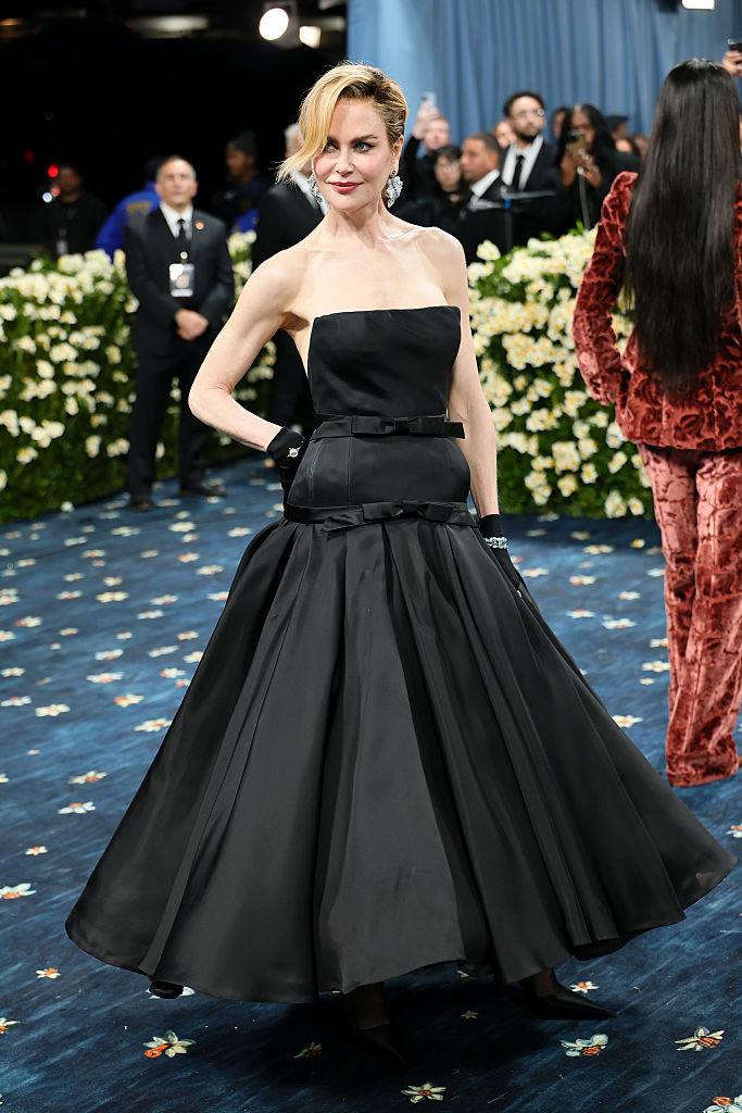 Nicole Kidman attends the 2025 Met Gala at the Metropolitan Museum of Art in New York City on May 5, celebrating the theme "Superfine: Tailoring Black Style."