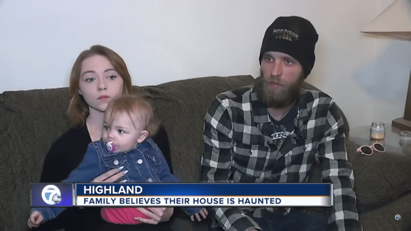 Josh Higgins, Heather Brough, and Lilly. | Source: youtube.com/WXYZ-TV Detroit | Channel 7