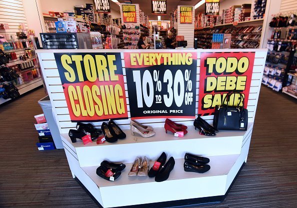 "Store Closing" notice seen Inside a "Payless" store on February 17,2019, in Orlando, Florida. | Photo: Getty Images
