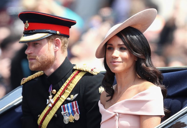 Meghan Markle and Prince Harry at Trooping the Colour in 2018 | Photo: Getty Images