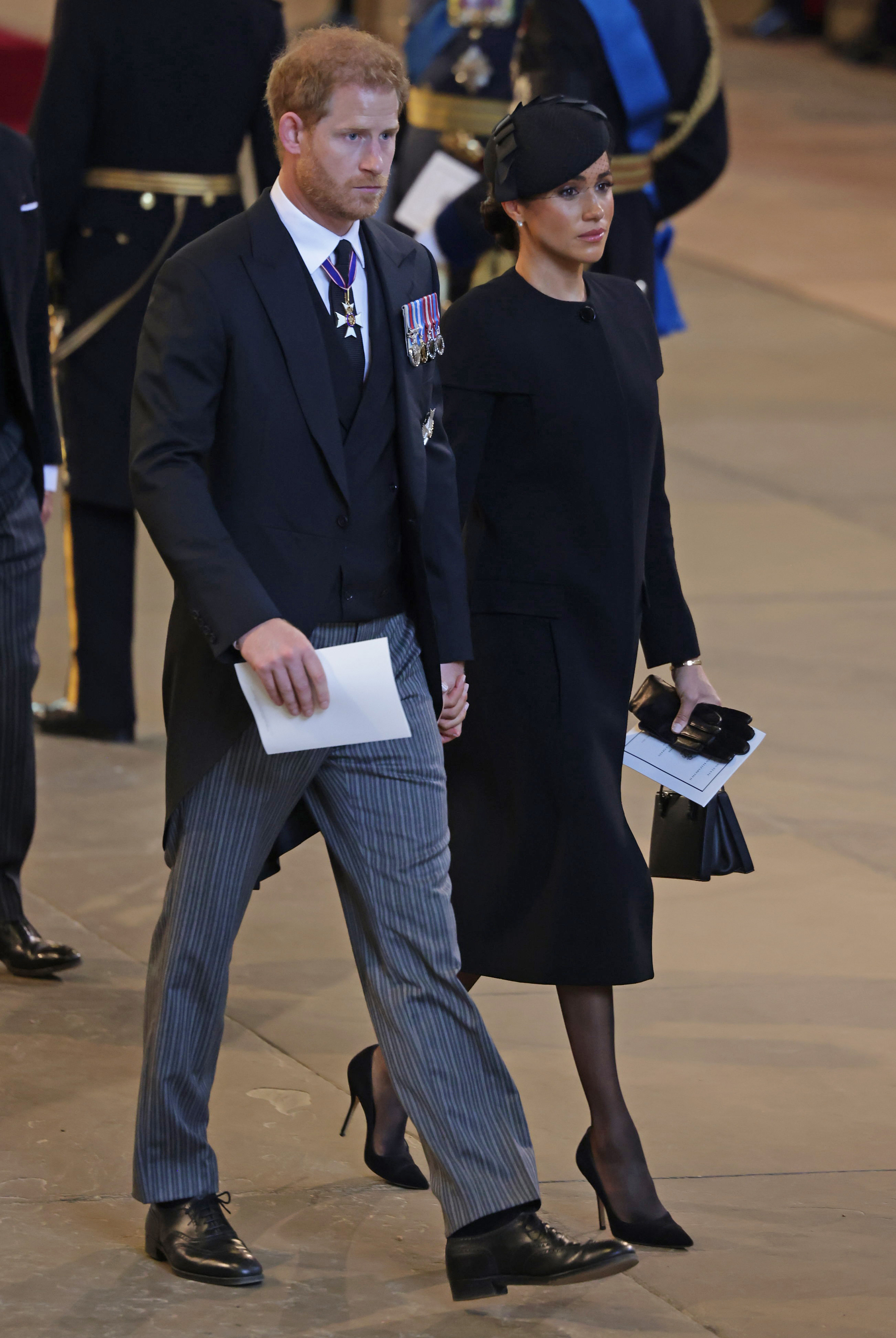 Meghan Markle and Prince Harry at Westminster Hall on September 14, 2022 in London, United Kingdom | Source: Getty Images