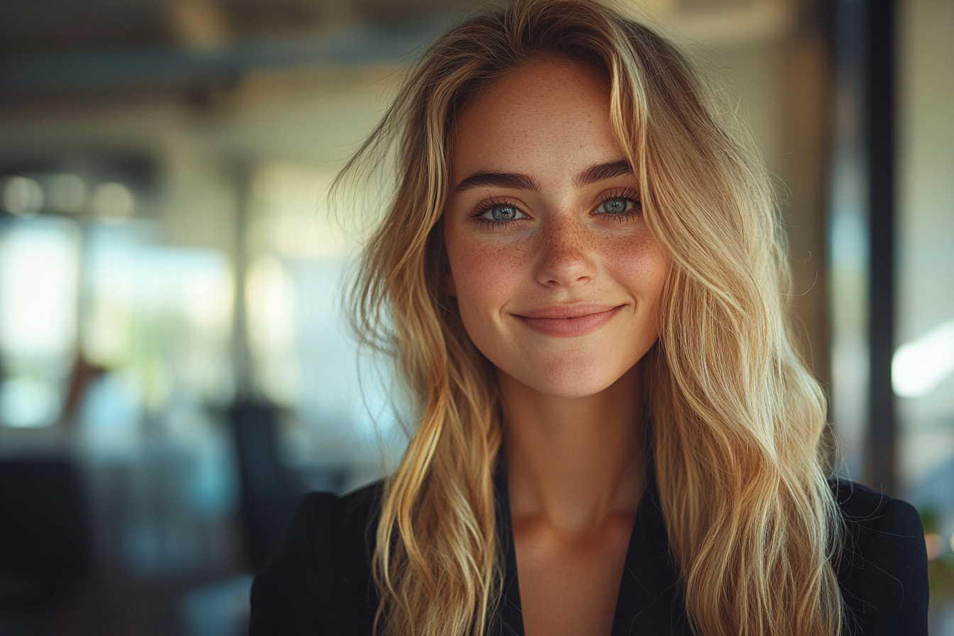 A smiling businesswoman | Source: Midjourney