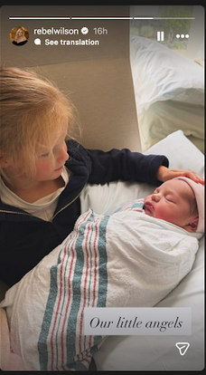 Royce Lillian Elizabeth and Rose Estelle, from a post shared on May 4, 2026 | Source: Instagram/rebelwilson/