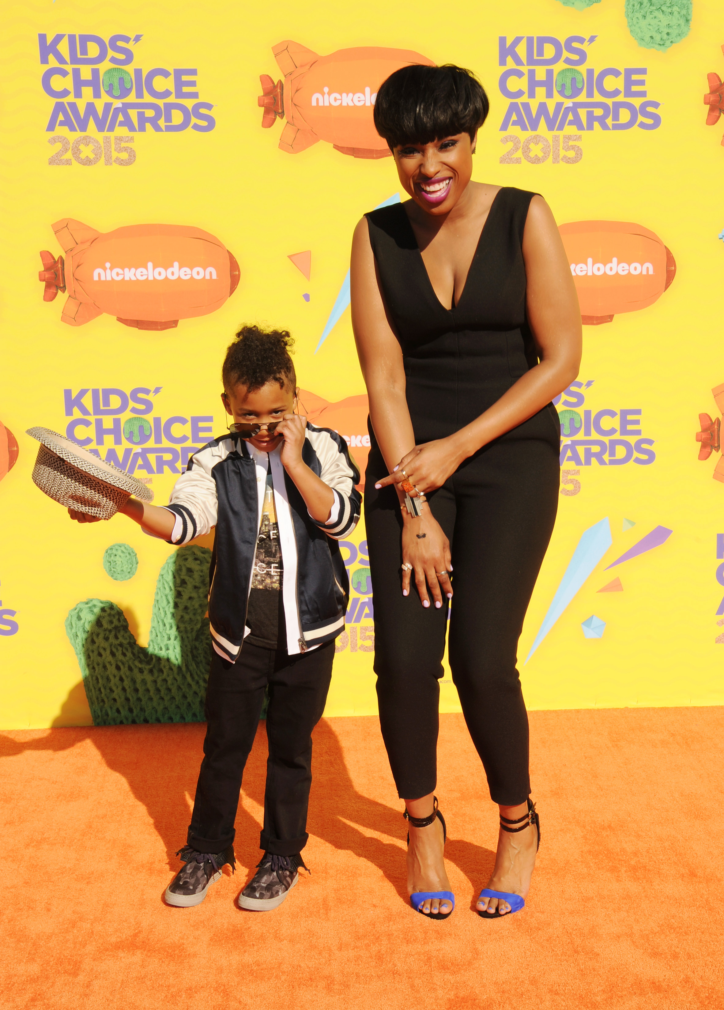 Jennifer Hudson and son David Daniel Otunga Jr. attend Nickelodeon's 28th Annual Kids' Choice Awards held at The Forum in Inglewood, California  on March 28, 2015. | Source: Getty Images