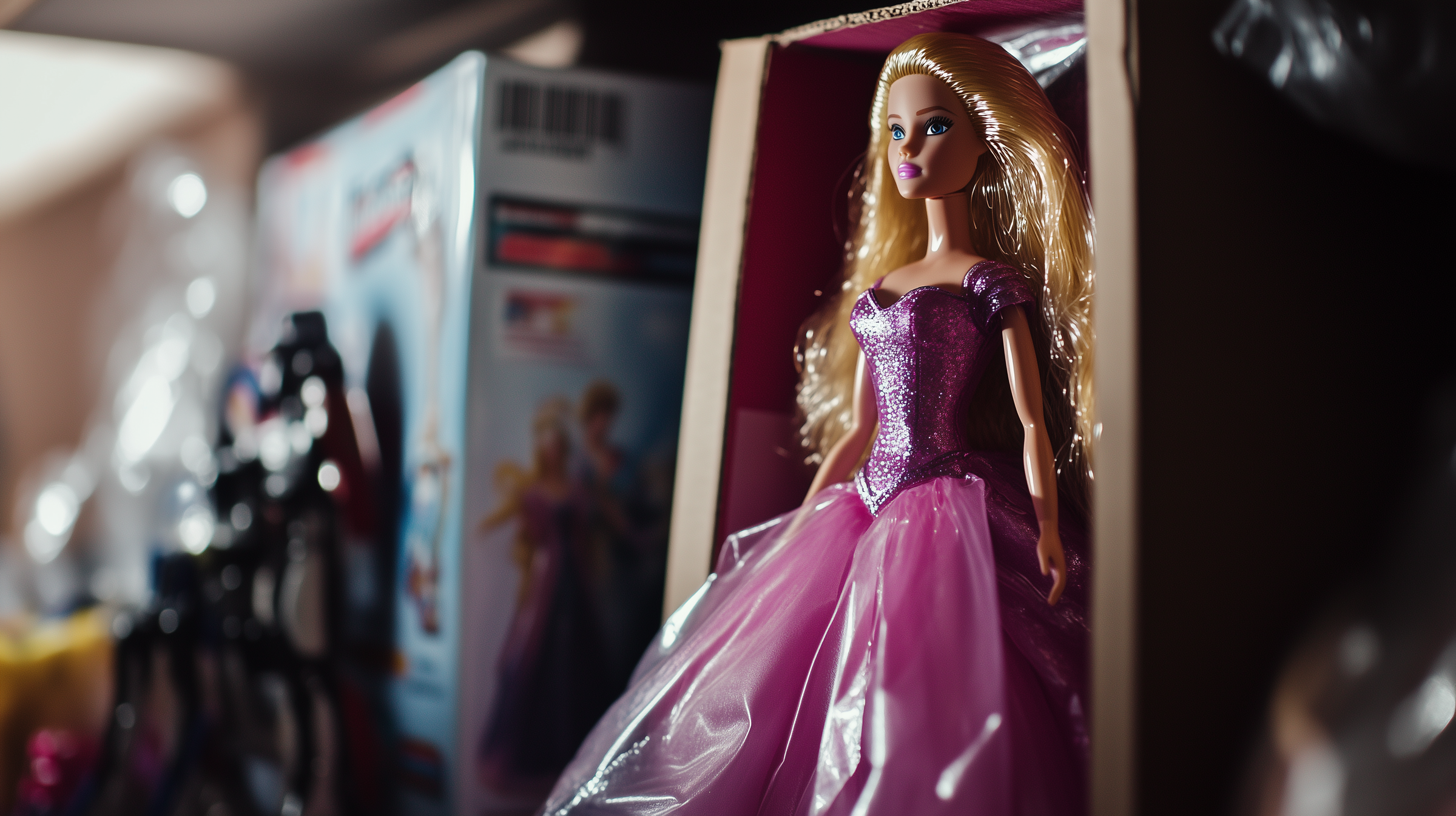 Barbie in a box | Source: Midjourney