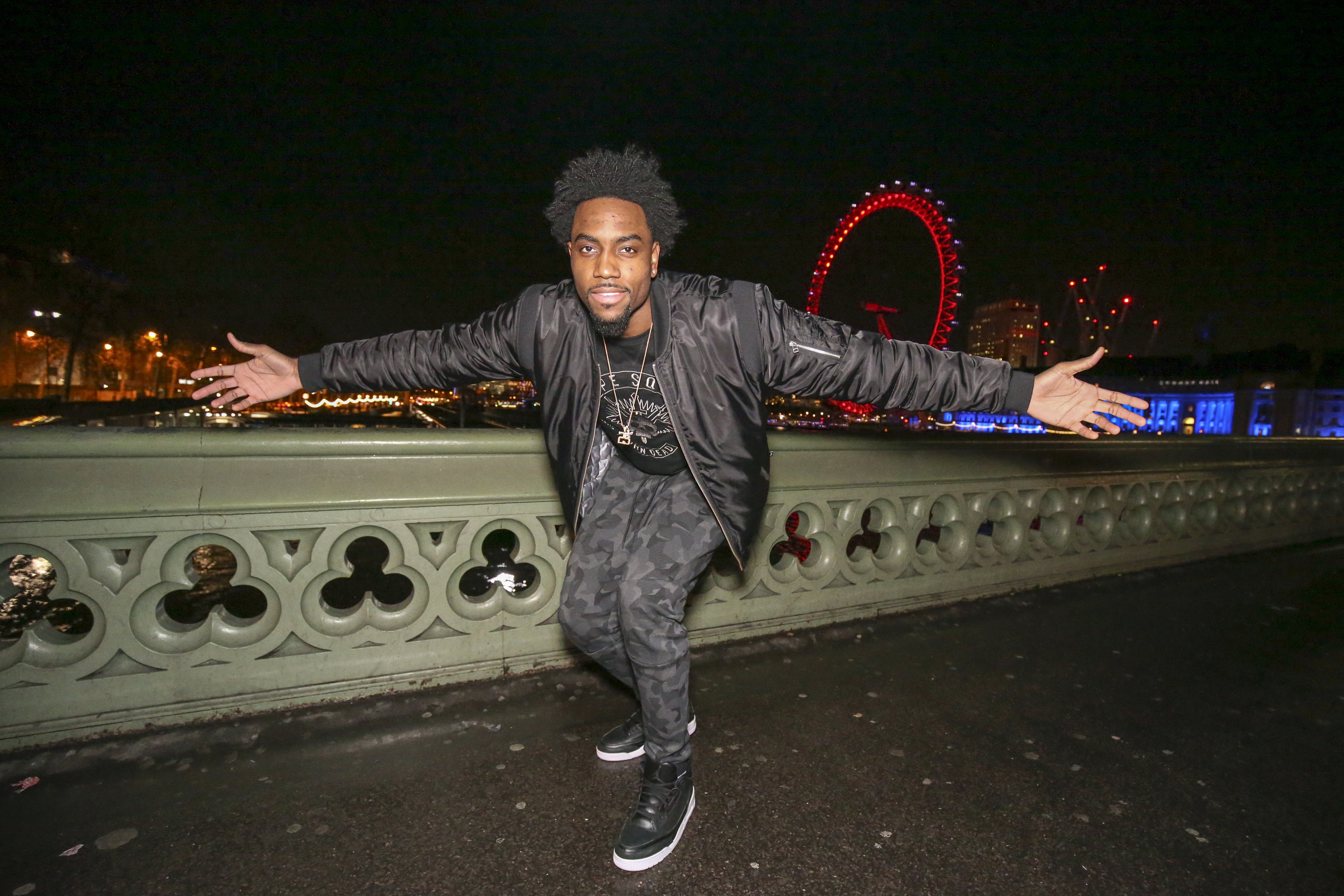 Rakeem Christmas of the Indiana Pacers poses for a photo as part of 2017 NBA London Global Games at the London Eye, on January 9, 2017, in London, England. | Source: Getty Images