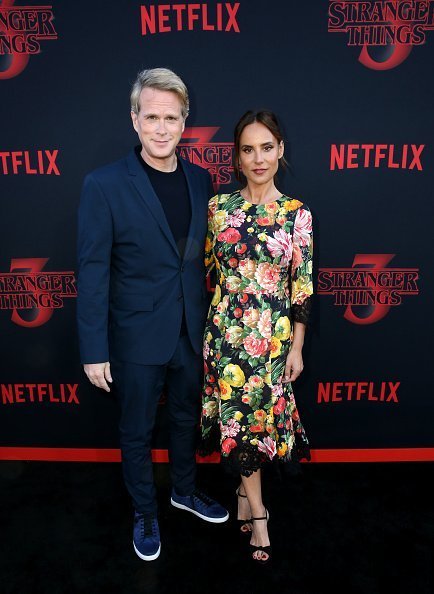 Cary Elwes and Lisa Marie Kubikoff attend the "Stranger Things" Season 3 World Premiere on June 28, 2019 in Santa Monica, California | Photo: Getty Images