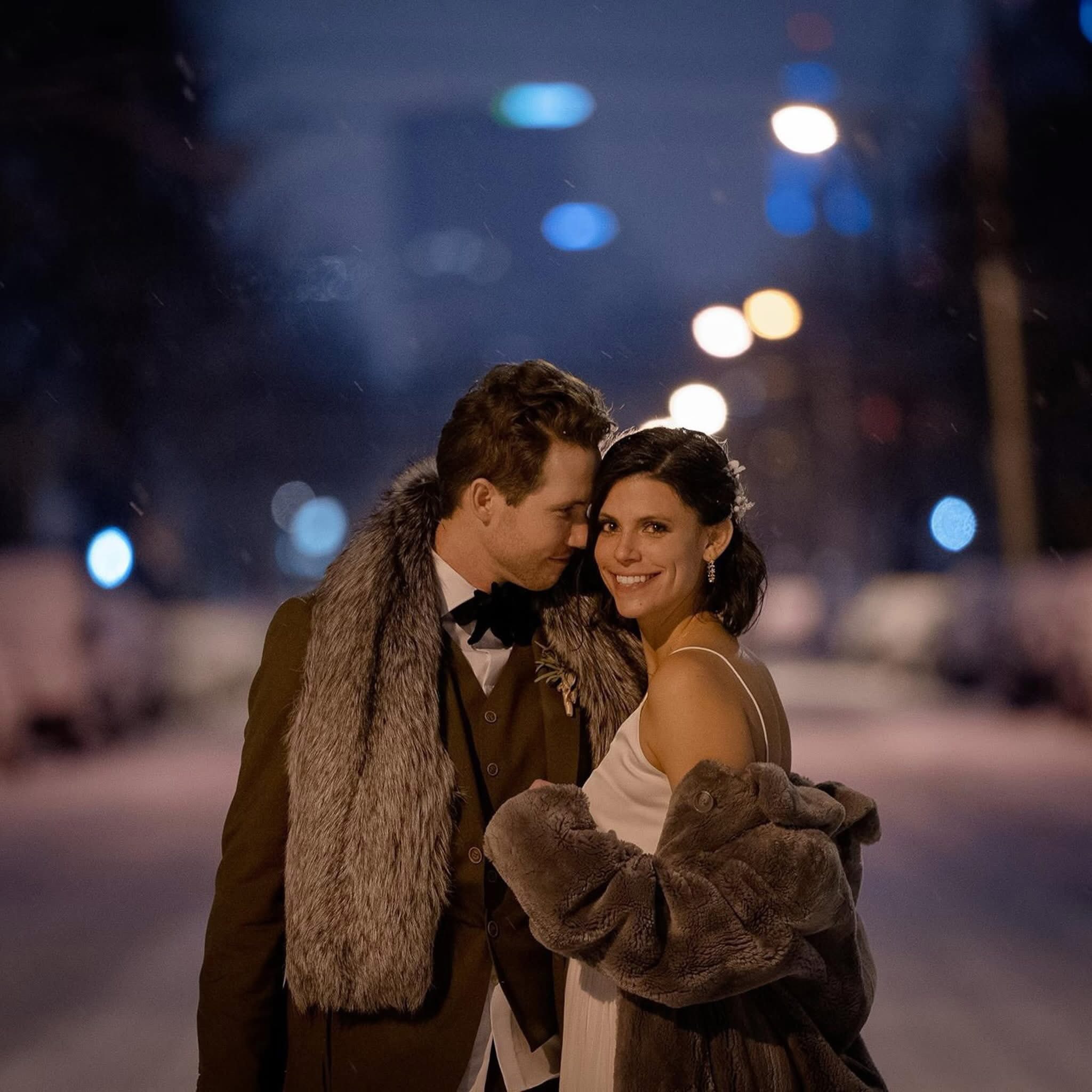 Monique and Spencer Tepe posing on a street, from a post dated January 5, 2026 | Source: Facebook/Josue Espinoza