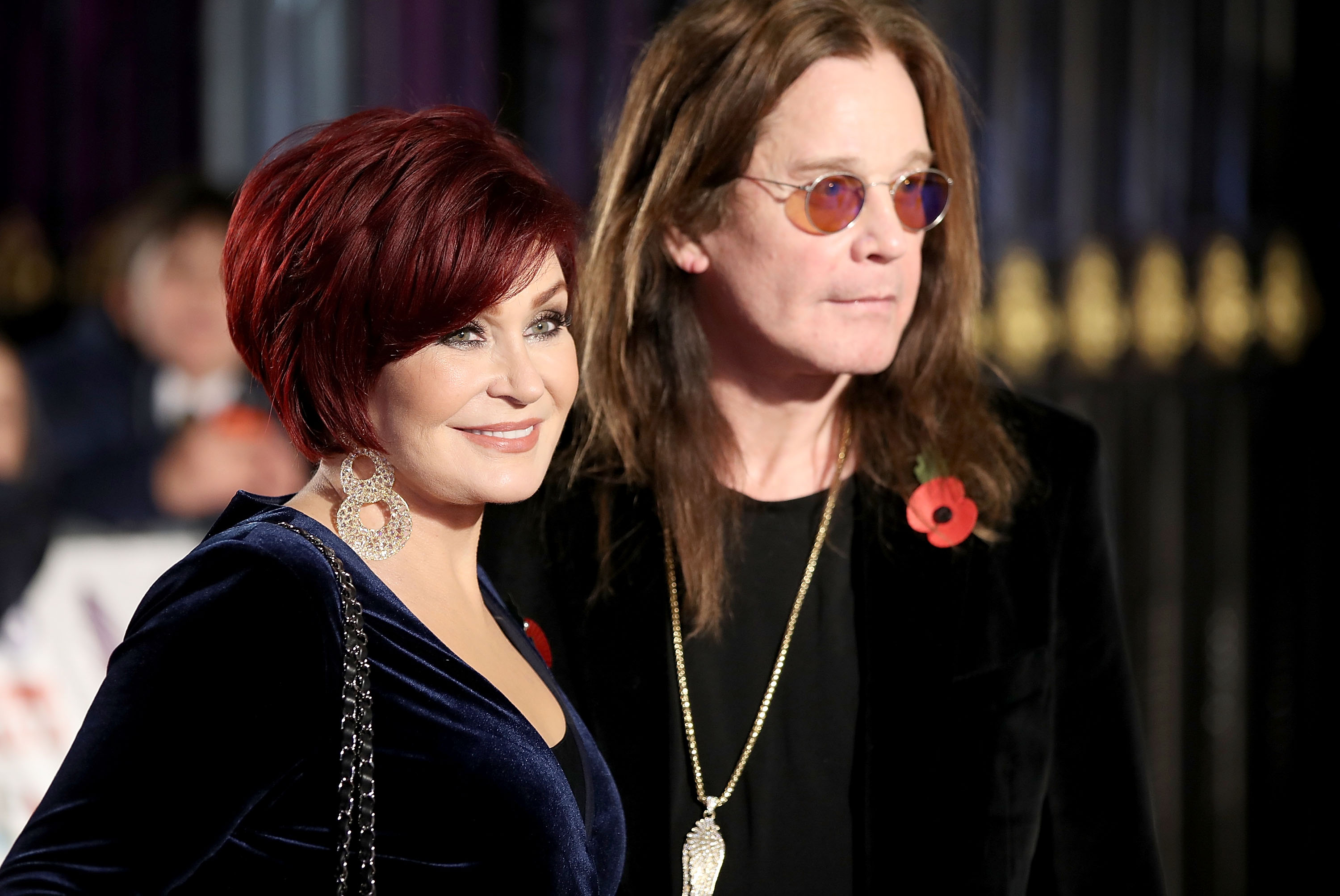 Ozzy and Sharon Osbourne at the Pride of Britain Awards at Grosvenor House on October 30, 2017 in London, England | Source: Getty Images