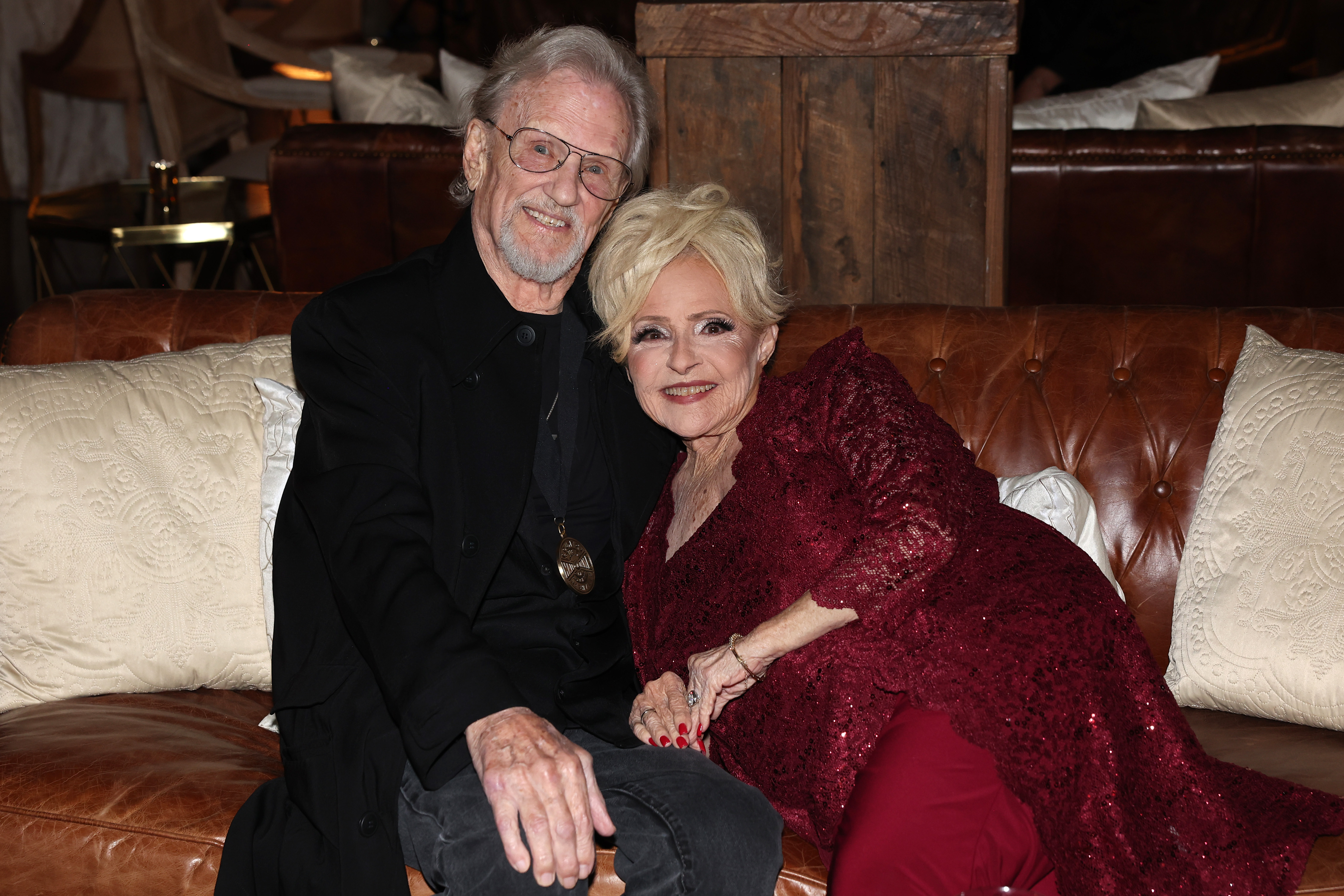 Kris Kristofferson and Brenda Lee at the Country Music Hall of Fame and Museum in Nashville in 2023 | Source: Getty Images