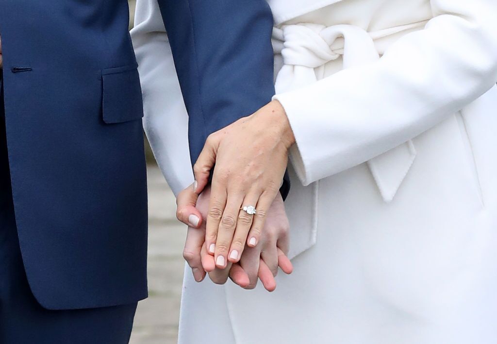 Prince Harry and actress Meghan Markle announce their engagement in November 2017 | Source: Getty Images