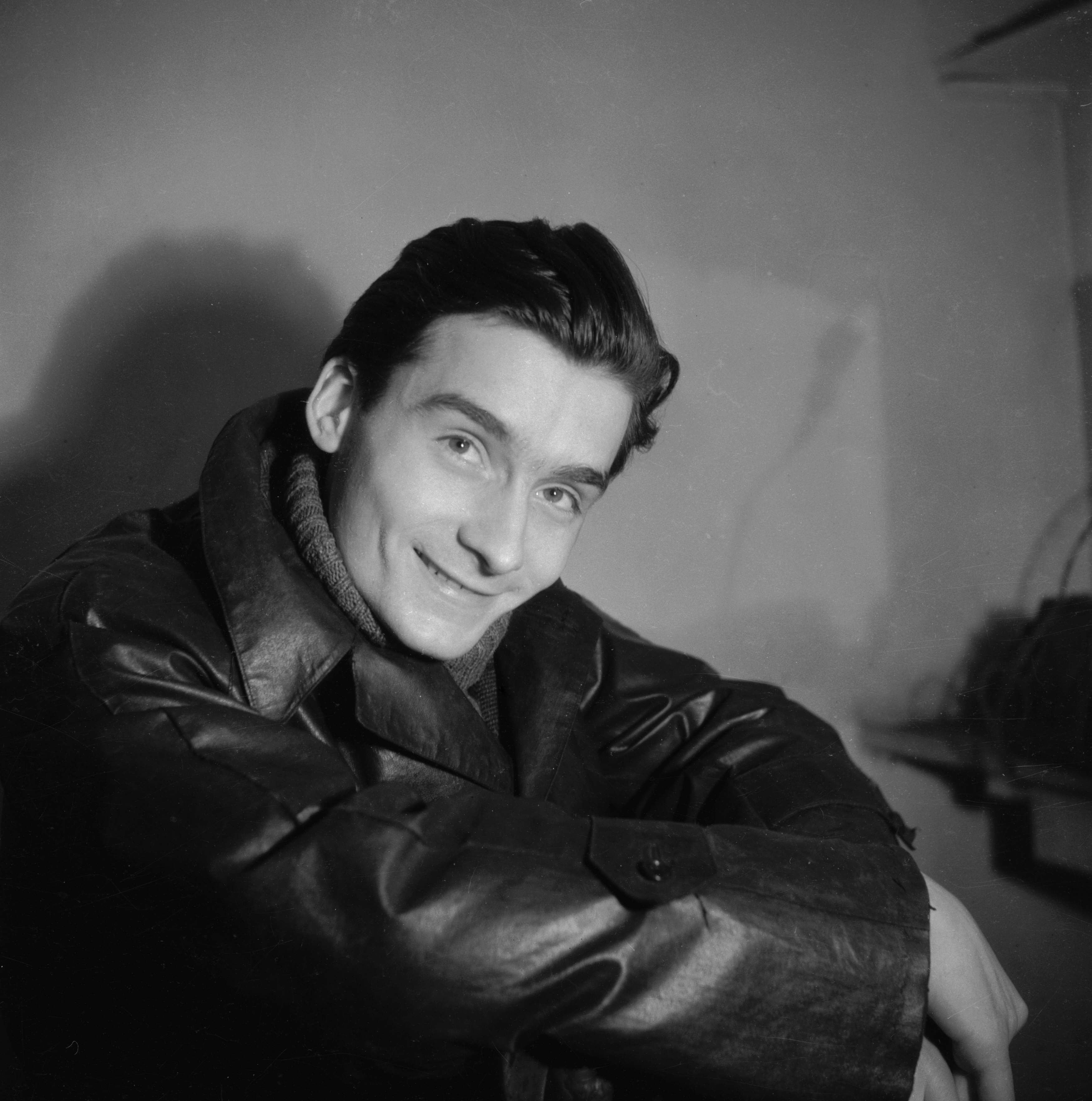 Le comédien Michel Bouquet dans sa jeunesse. l Source : Getty Images