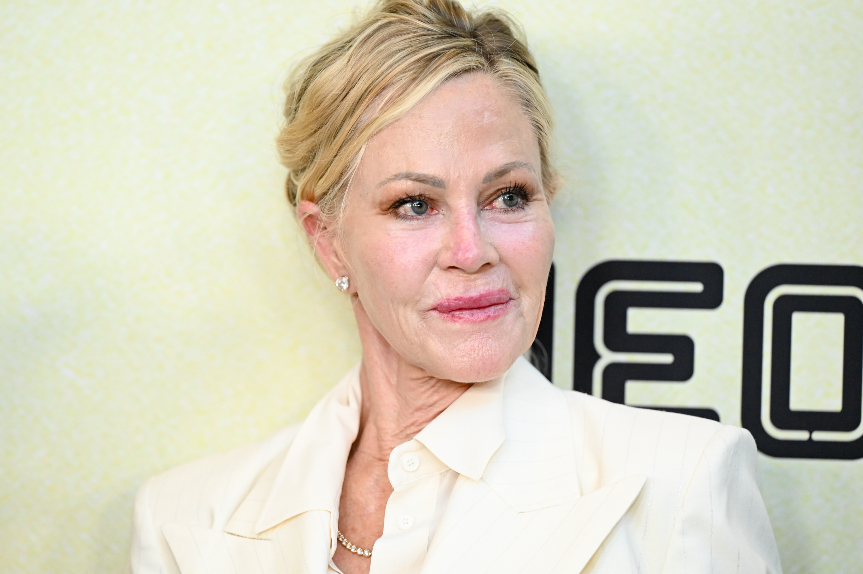 Melanie Griffith at the "Splitsville" Los Angeles Premiere held at AMC The Grove 14 on August 19, 2025, in California. | Source: Getty Images