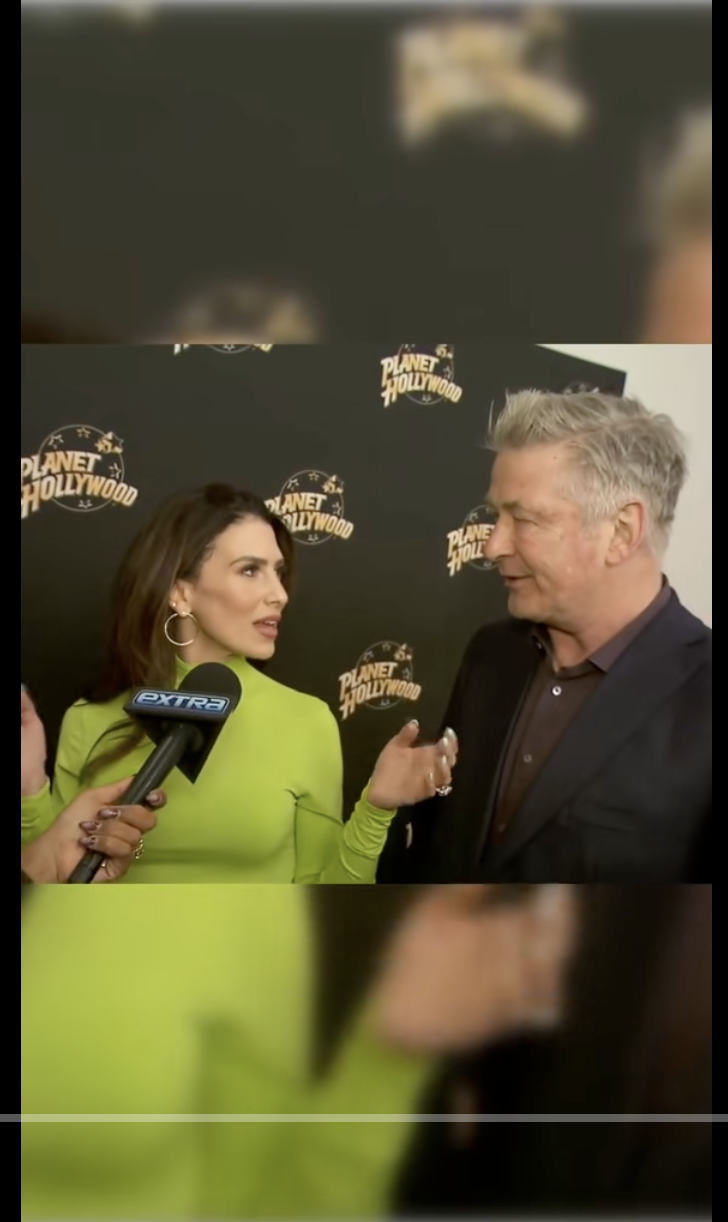 Hilaria snaps at Alec Baldwin during an interview, shared on March 11, 2025 | Source: TikTok/extra_tv