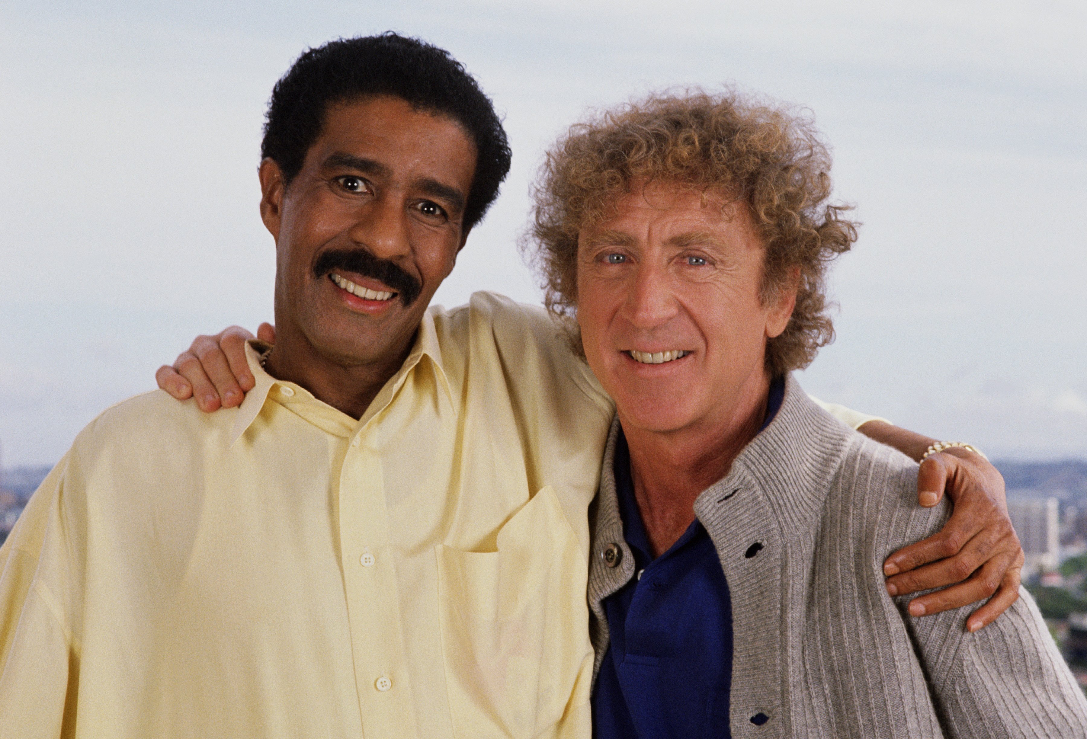 Richard Pryor and Gene Wilder in Hollywood, California, in 1989 | Source: Getty Images 