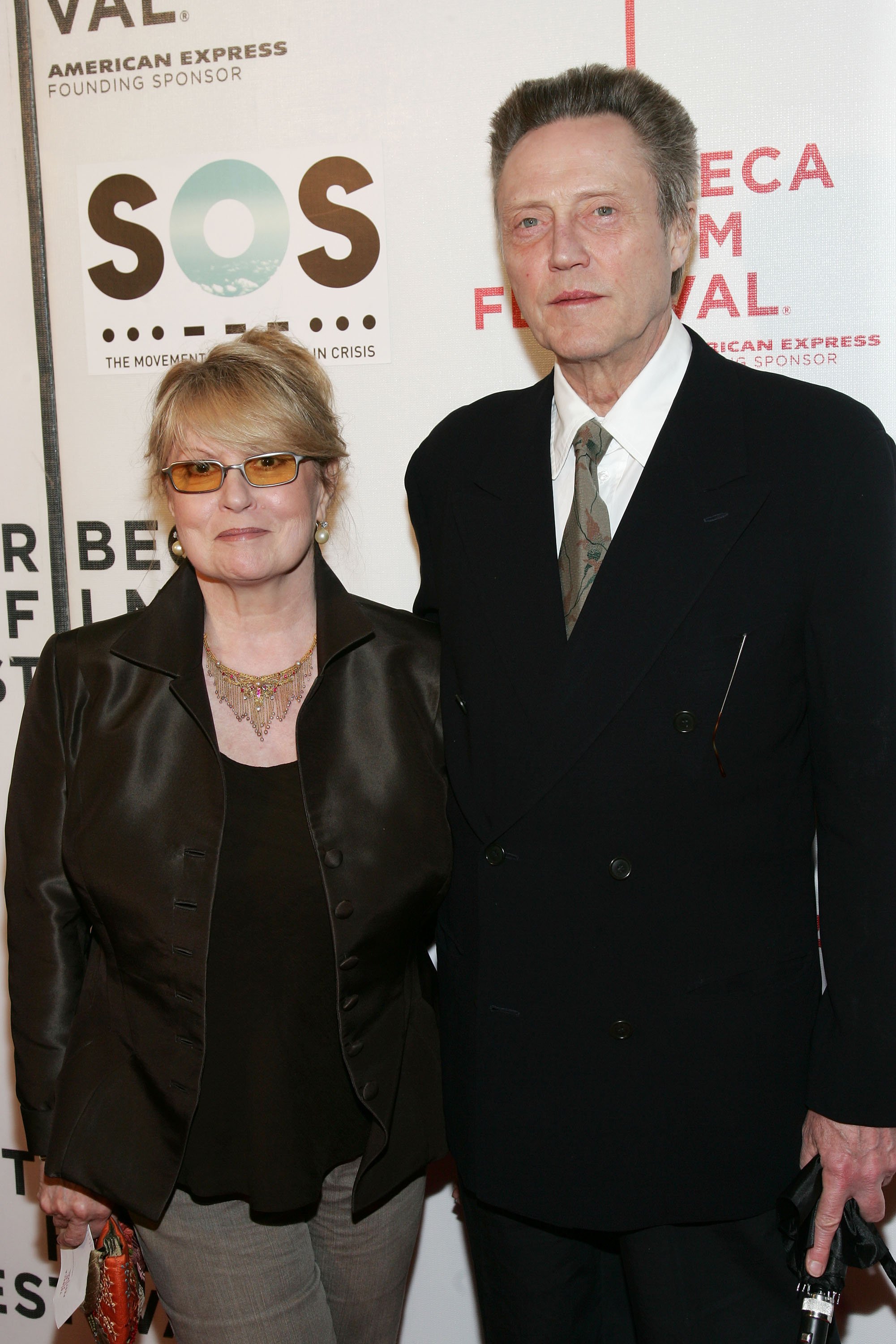 Christopher Walken y su esposa Georgianne Walken asisten al estreno de "SOS" en el Festival de Cine de Tribeca 2007 el 25 de abril de 2007, en Nueva York. | Foto: Getty Images