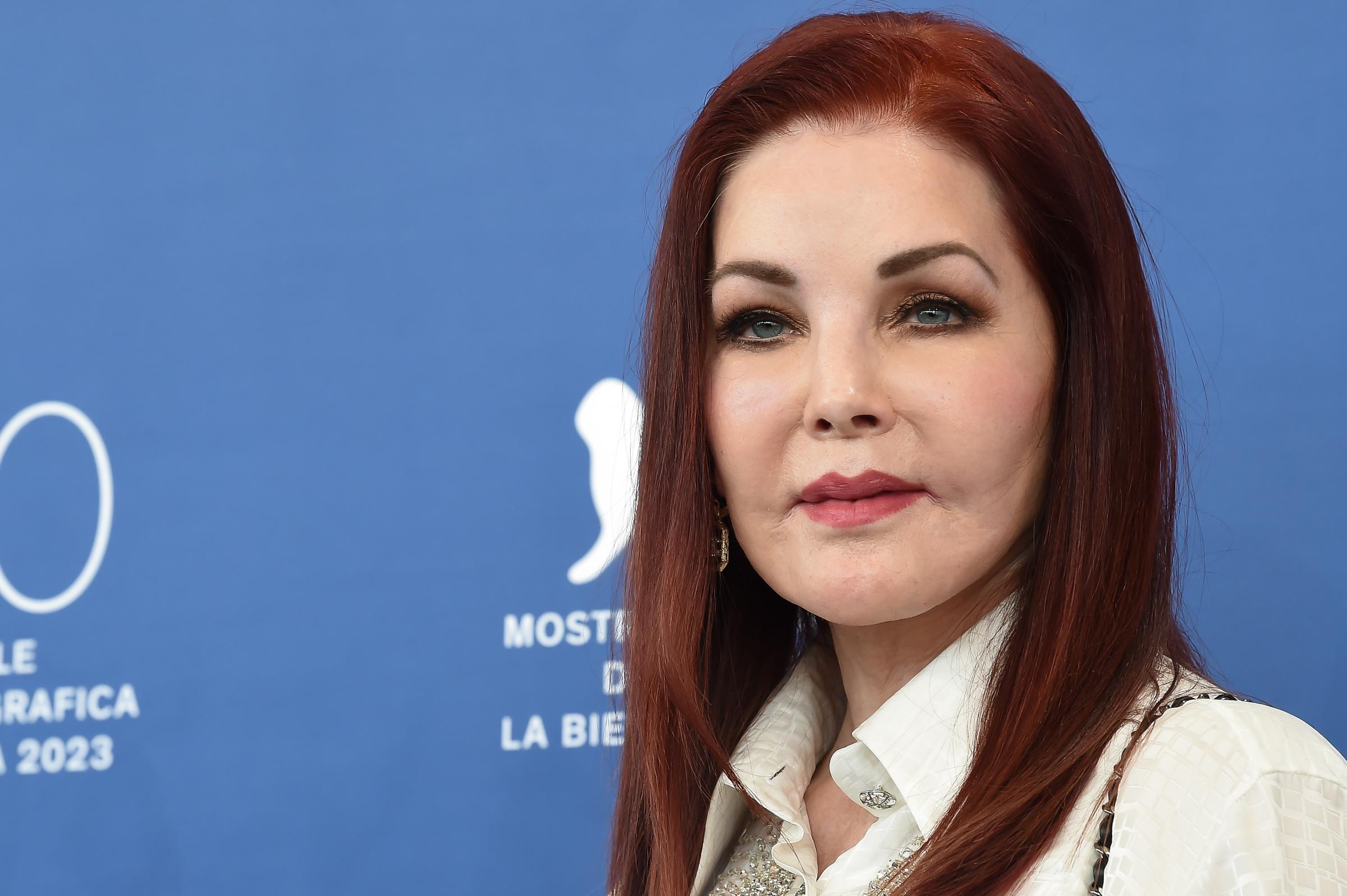 Priscilla Presley at the 80th Venice International Film Festival on September 4, 2023, in Venice, Italy. | Source: Getty Images
