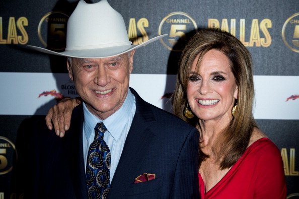 Larry Hagman and Linda Grey / Photo: Getty Images